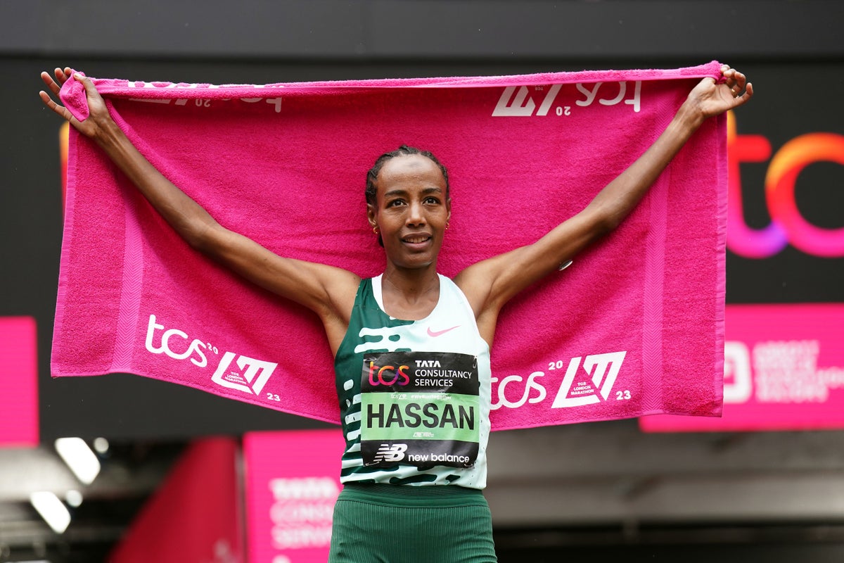 London Marathon winner Sifan Hassan reveals her goal was to just finish the race