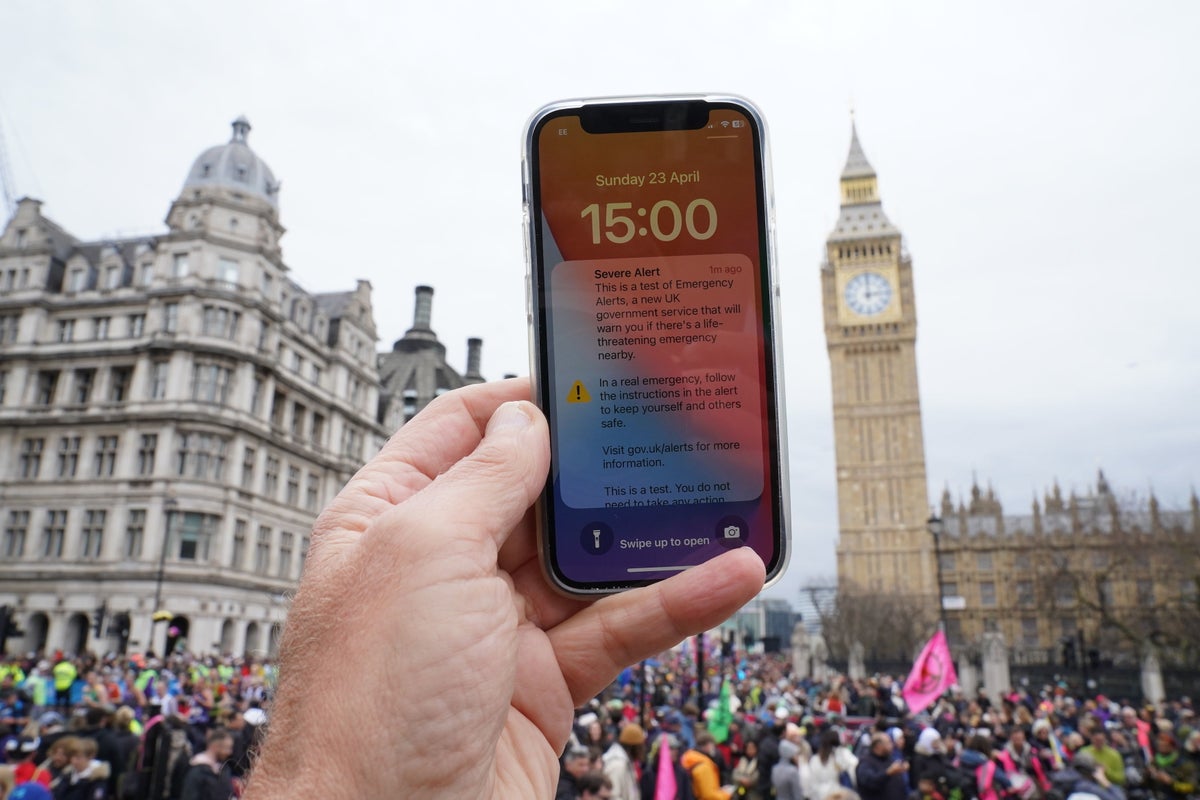 Emergency alert test – live: Government reveals why phone users received alarm at different times