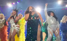 Lizzo brings drag queens on stage in protest of Tennessee ban