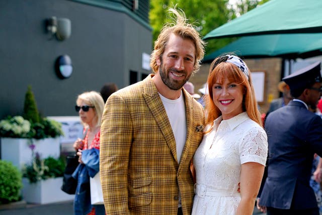 Chris Robshaw and Camilla Kerslake (Zac Goodwin)