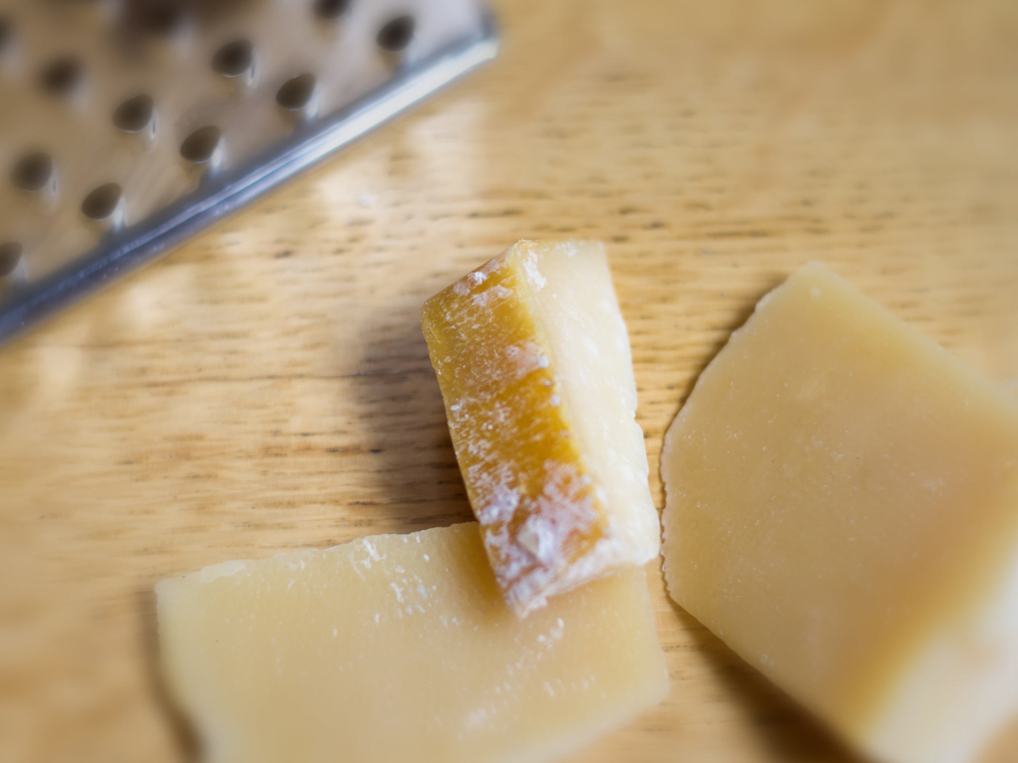 Melt parmesan rinds on top of your next bowl of soup