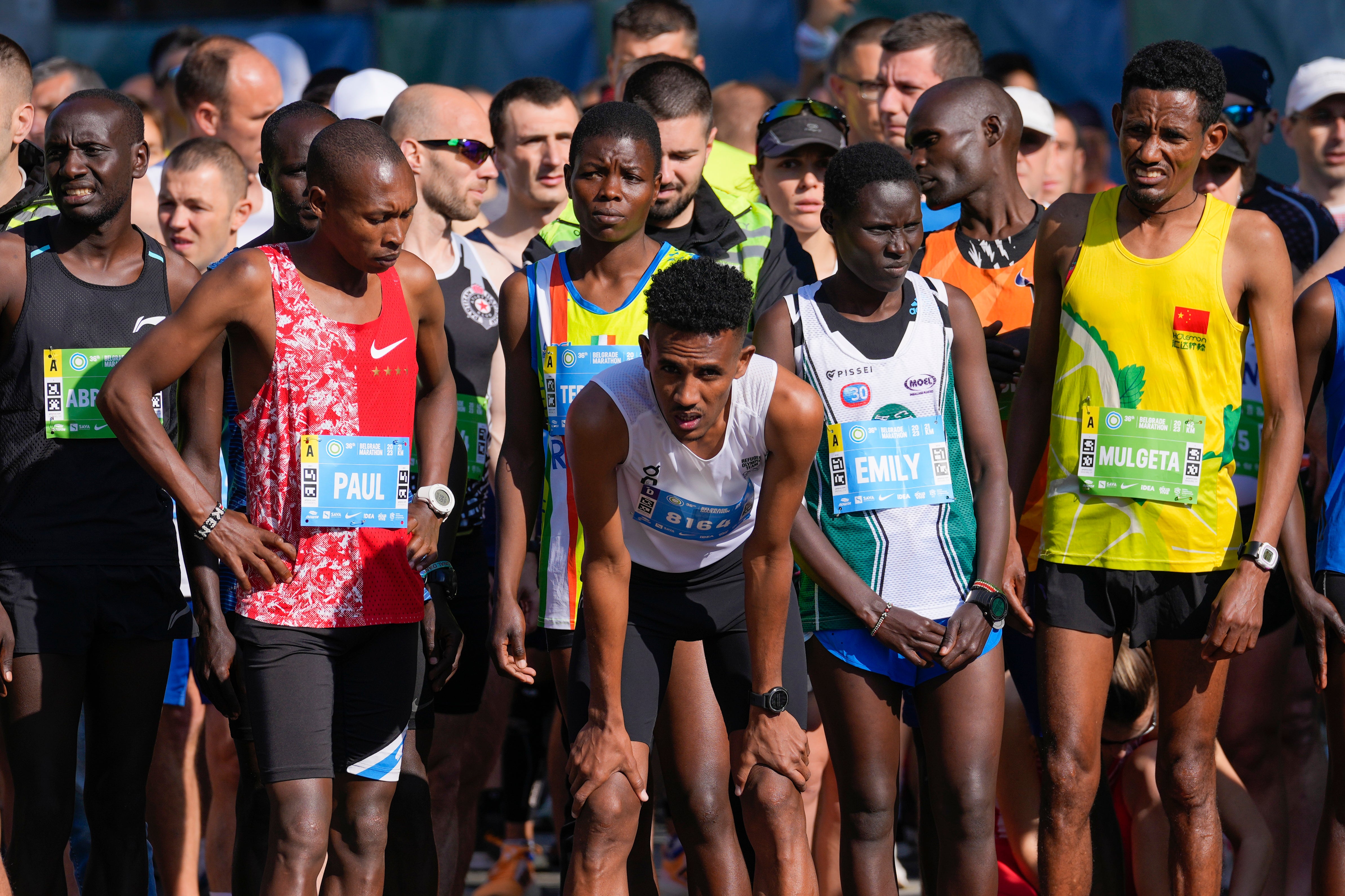 Belgrade Marathon Refugee Runner