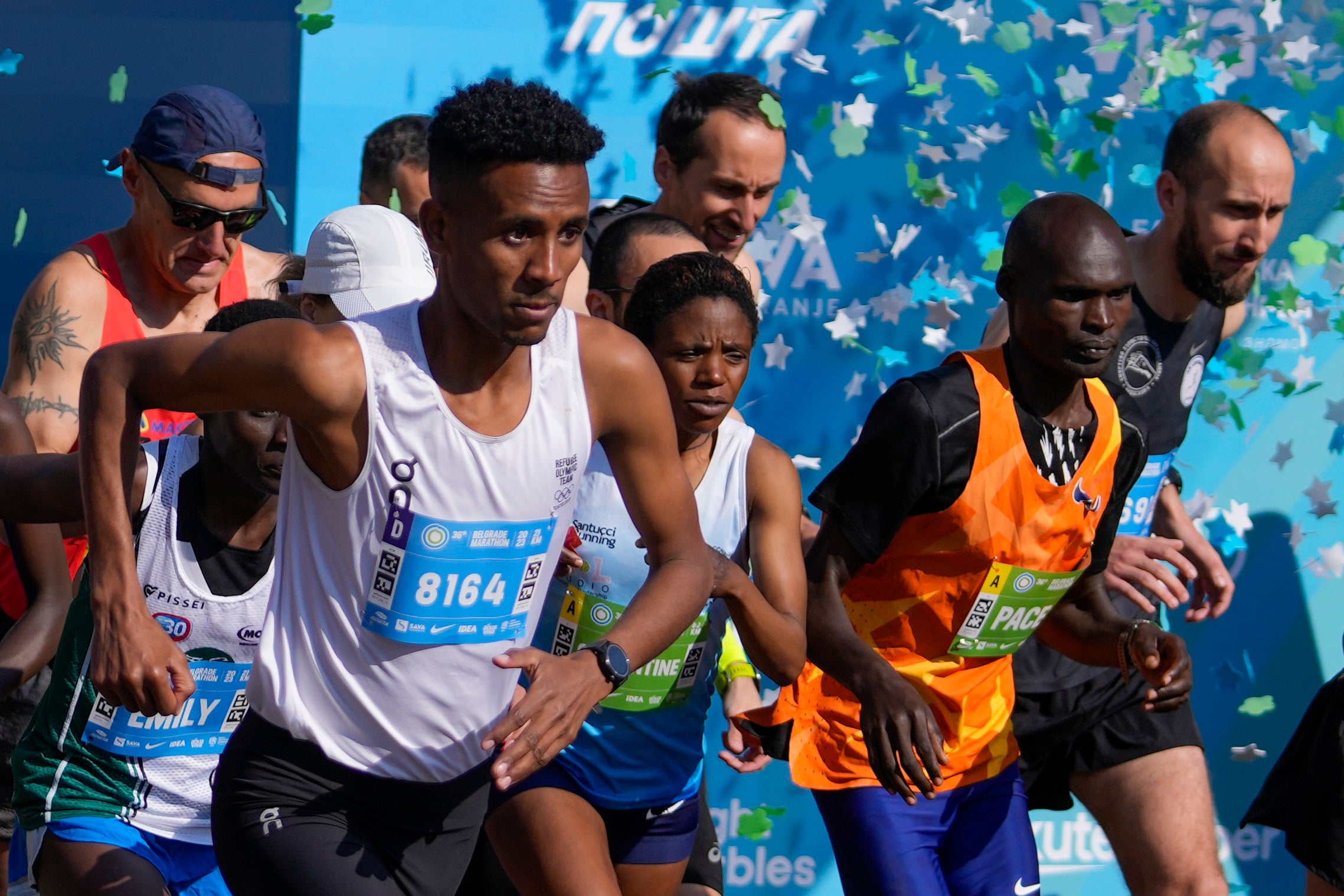 Belgrade Marathon Refugee Runner