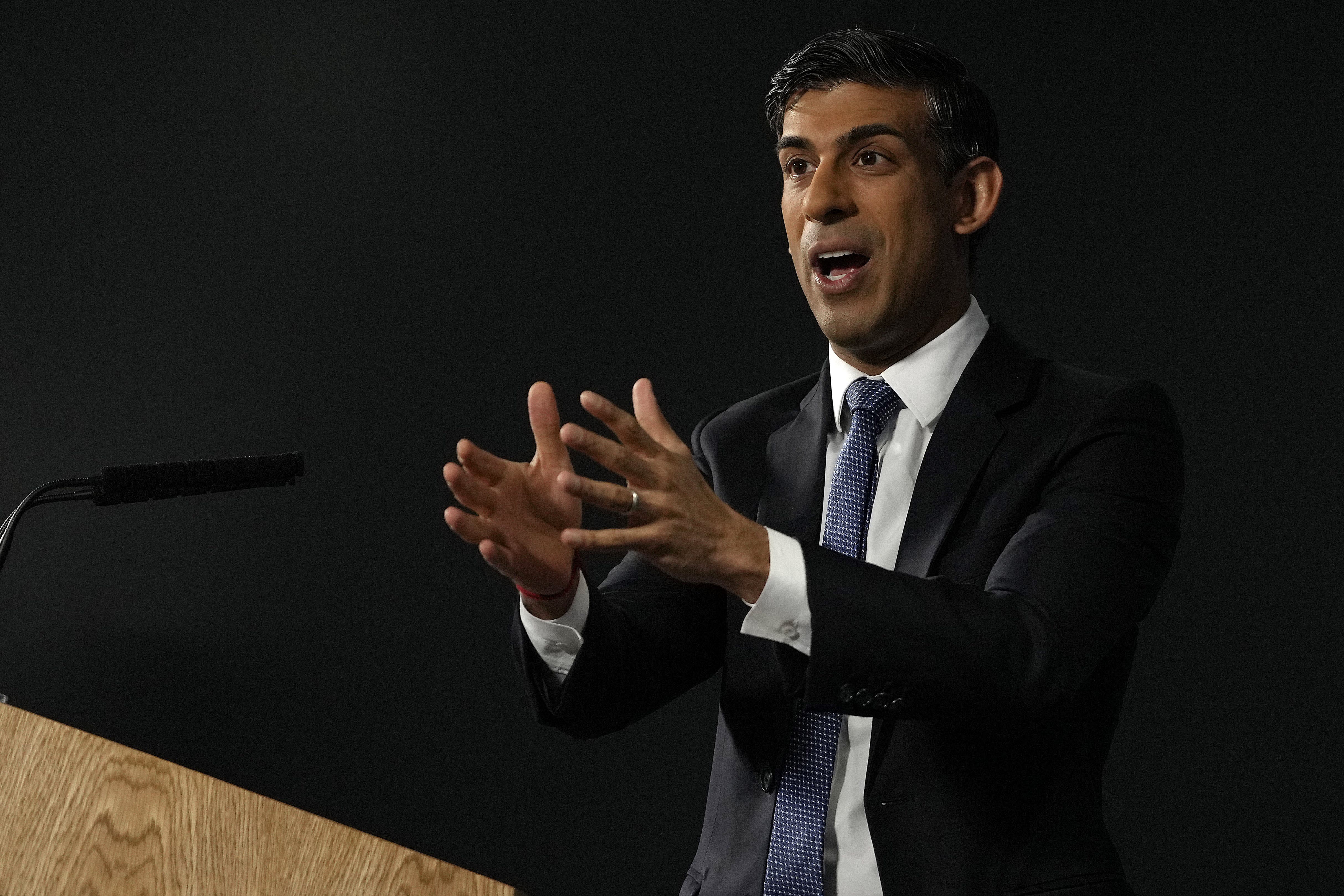 Prime Minister Rishi Sunak will take questions from industry figures and others at a business event in London on Monday (Kirsty Wigglesworth/PA)