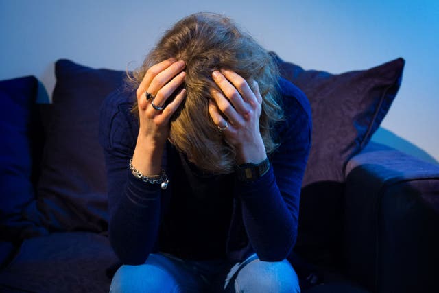 Around one in five people feel less confident than they did six months ago about being able to pay their rent or mortgage, according to a YouGov survey, released as HSBC UK and Shelter have announced a new partnership (picture posed by model/Dominic Lipinski/PA)