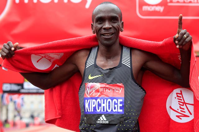 Eliud Kipchoge retained his London Marathon title (Jonathan Brady/PA)