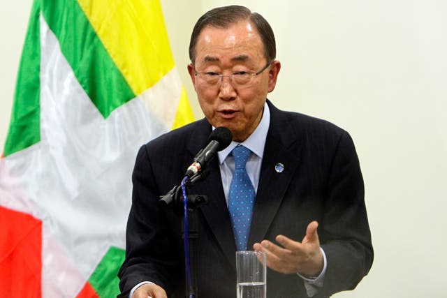 Myanmar Ban Ki-moon