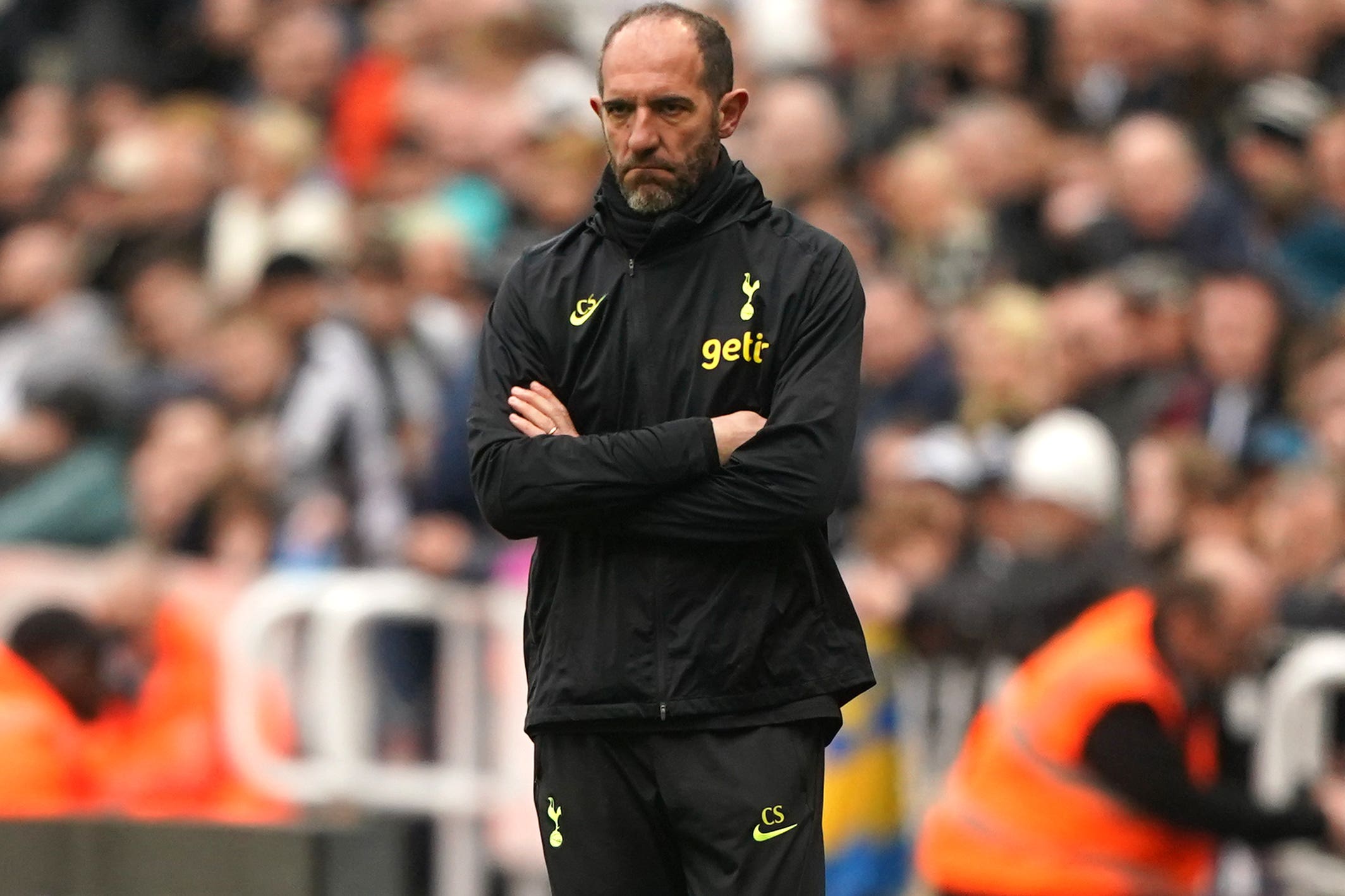 Interim Tottenham manager Cristian Stellini presided over a 6-1 Premier League defeat at Newcastle on Sunday (Owen Humphries/PA)