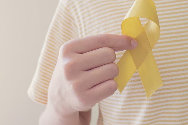 <p>Yellow ribbon for sarcoma awareness</p>