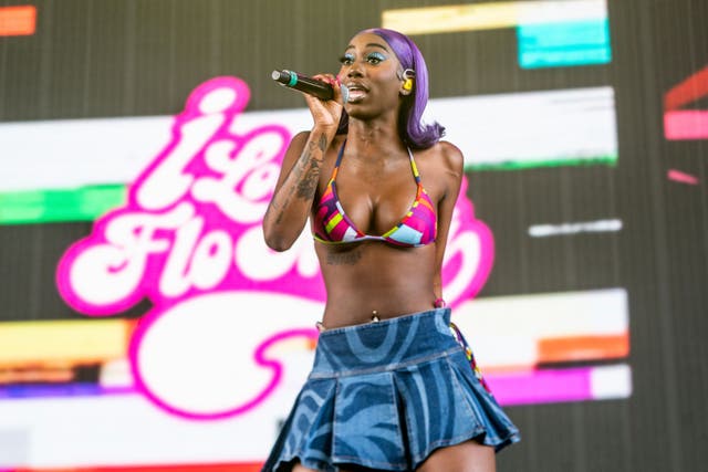 Performer Flo Milli wore a Noughties-inspired outfit to perform at Coachella (Amy Harris/AP)
