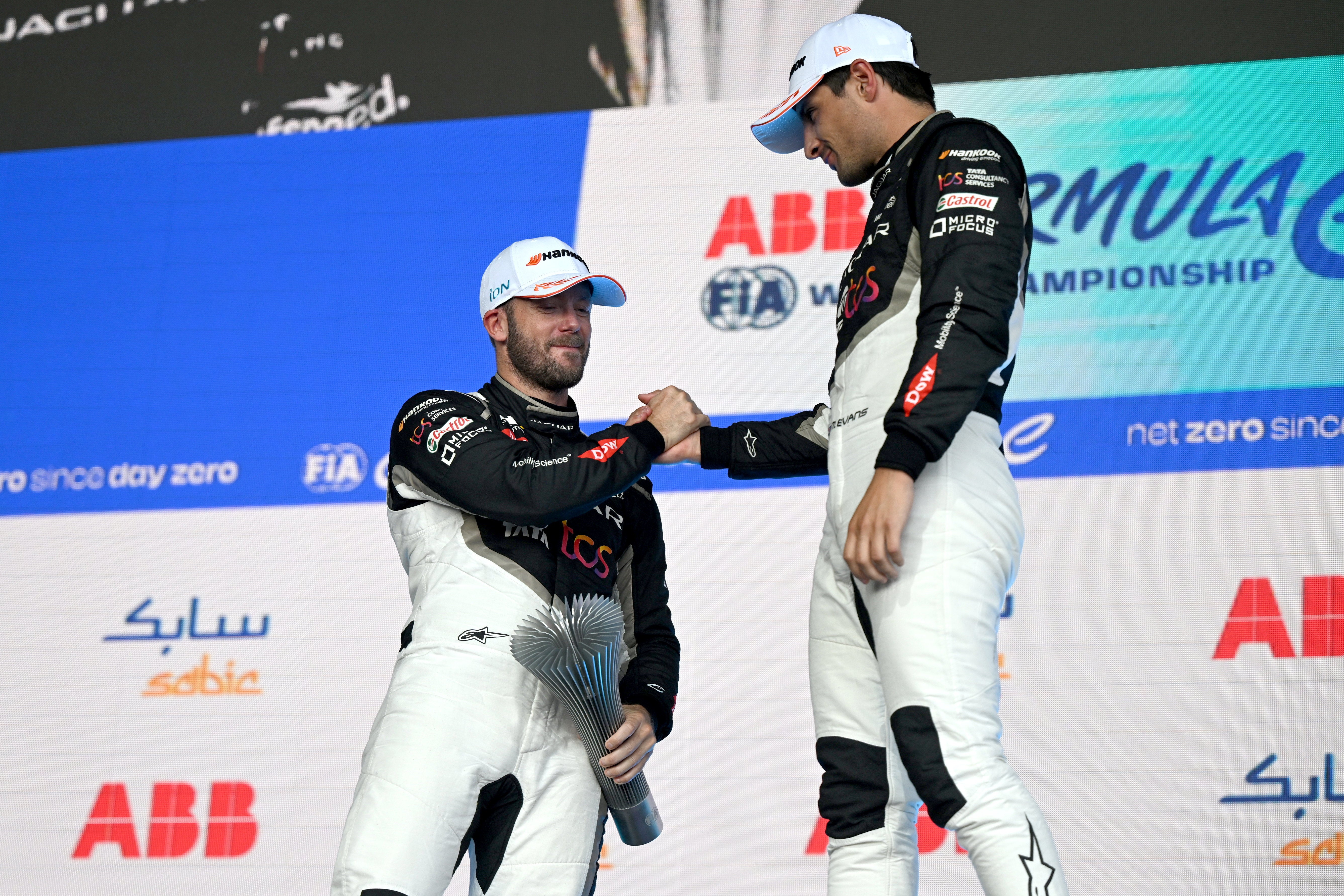 Evans leads all-Jaguar Formula E podium in Sao Paulo