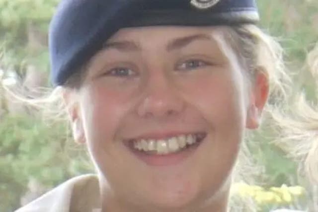 Olivia Perks was found dead at the elite Sandhurst military academy in Berkshire (Family handout/PA)