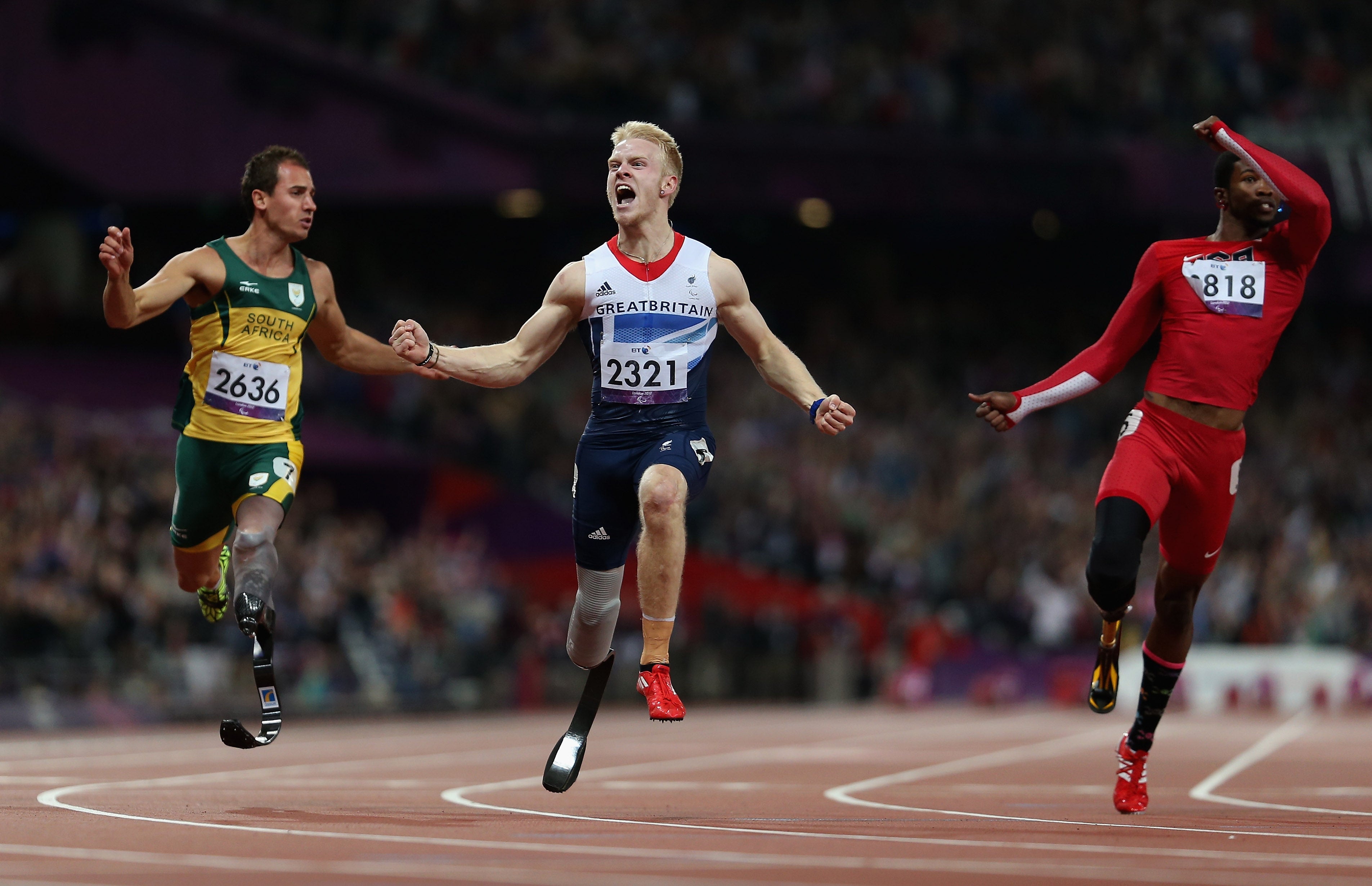 Jonnie Peacock won gold at the 2012 and 2016 Summer Paralympics, representing Great Britain in the men’s 100m event