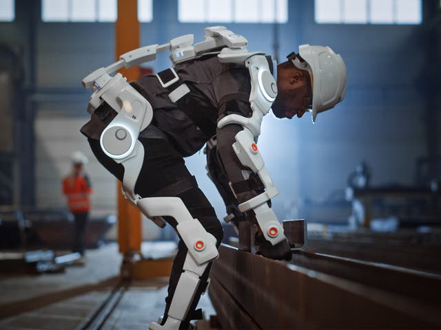 <p>Tougher stuff: some companies want to use exoskeletons to mitigate workplace injury </p>