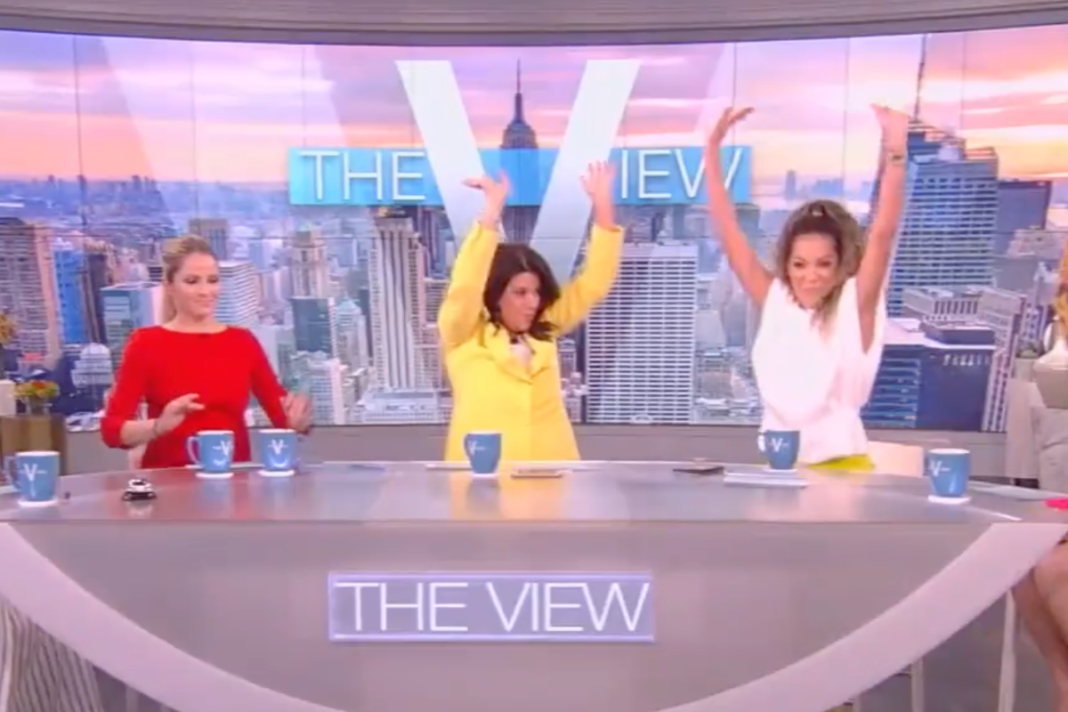 The View hosts dance and sing after learning Tucker Carlson is leaving Fox  News | The Independent