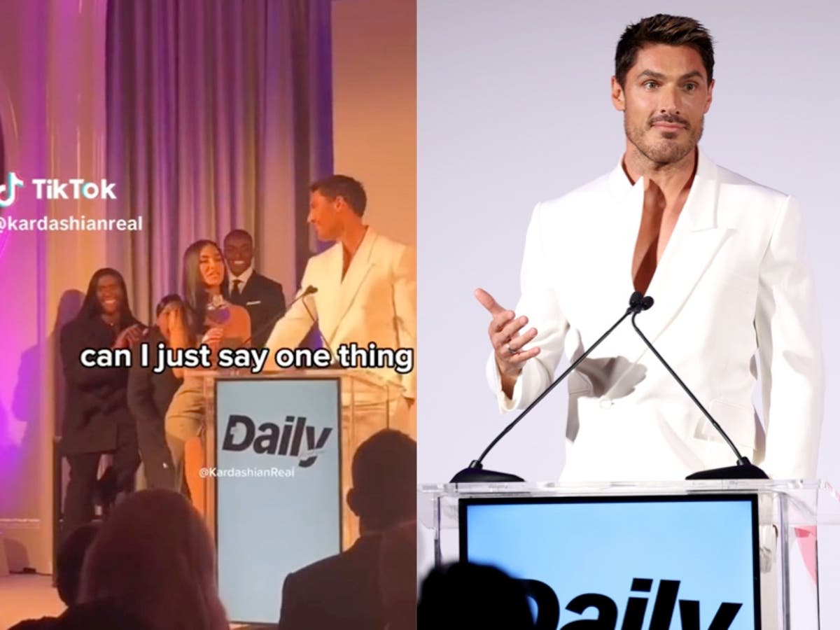 Kim Kardashian divides fans after interrupting hair stylist Chris Appleton&rsquo;s speech during awards ceremony