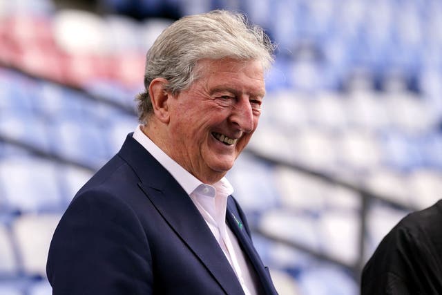 Roy Hodgson thinks the task facing Crystal Palace has eased but that they remain in a relegation fight (Gareth Fuller/PA)