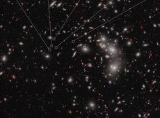 Galaxies far, far away: Nasa’s Webb telescope finds most distant cluster ever seen by humans