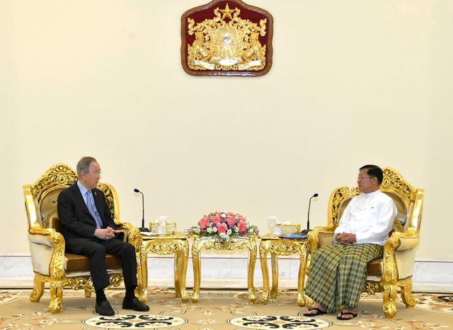 MYANMAR-BAN KI-MOON