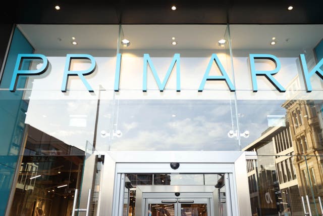 Primark has seen a surge in sales after prices went up and shoppers flocked to city centres, owner Associated British Foods said (Liam McBurney/PA)