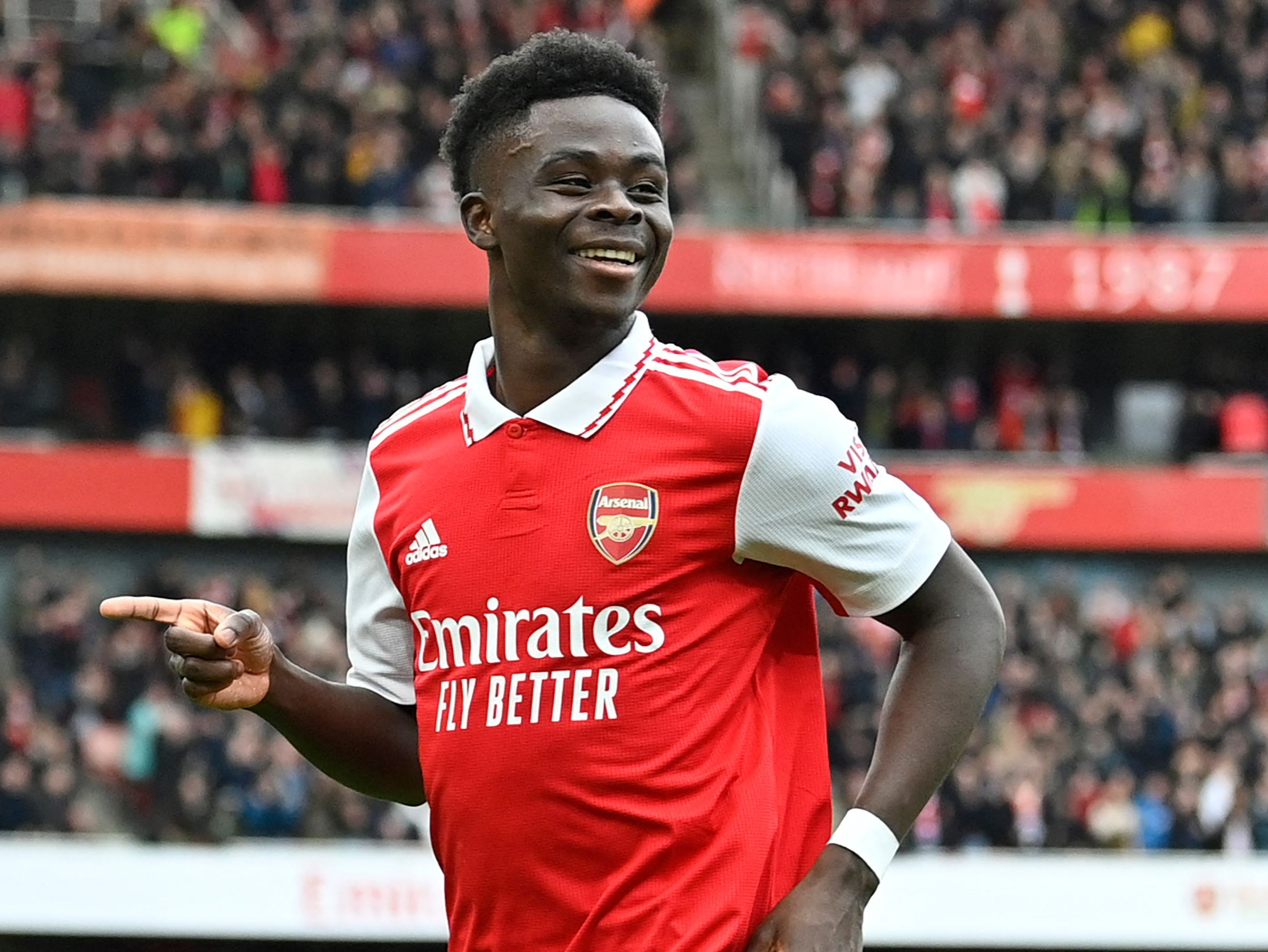 Bukayo Saka has been a key cog in the Arsenal machine this season