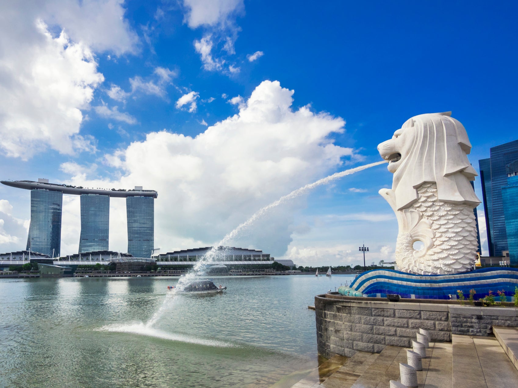 The mythical Merlion is Singapore’s national symbol