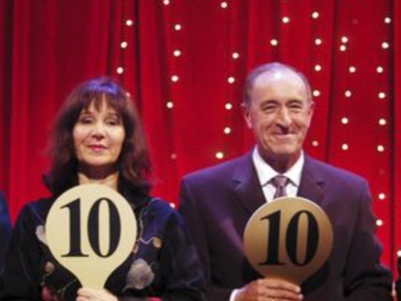 Arlene Phillips and Len Goodman in the early days of ‘Strictly’