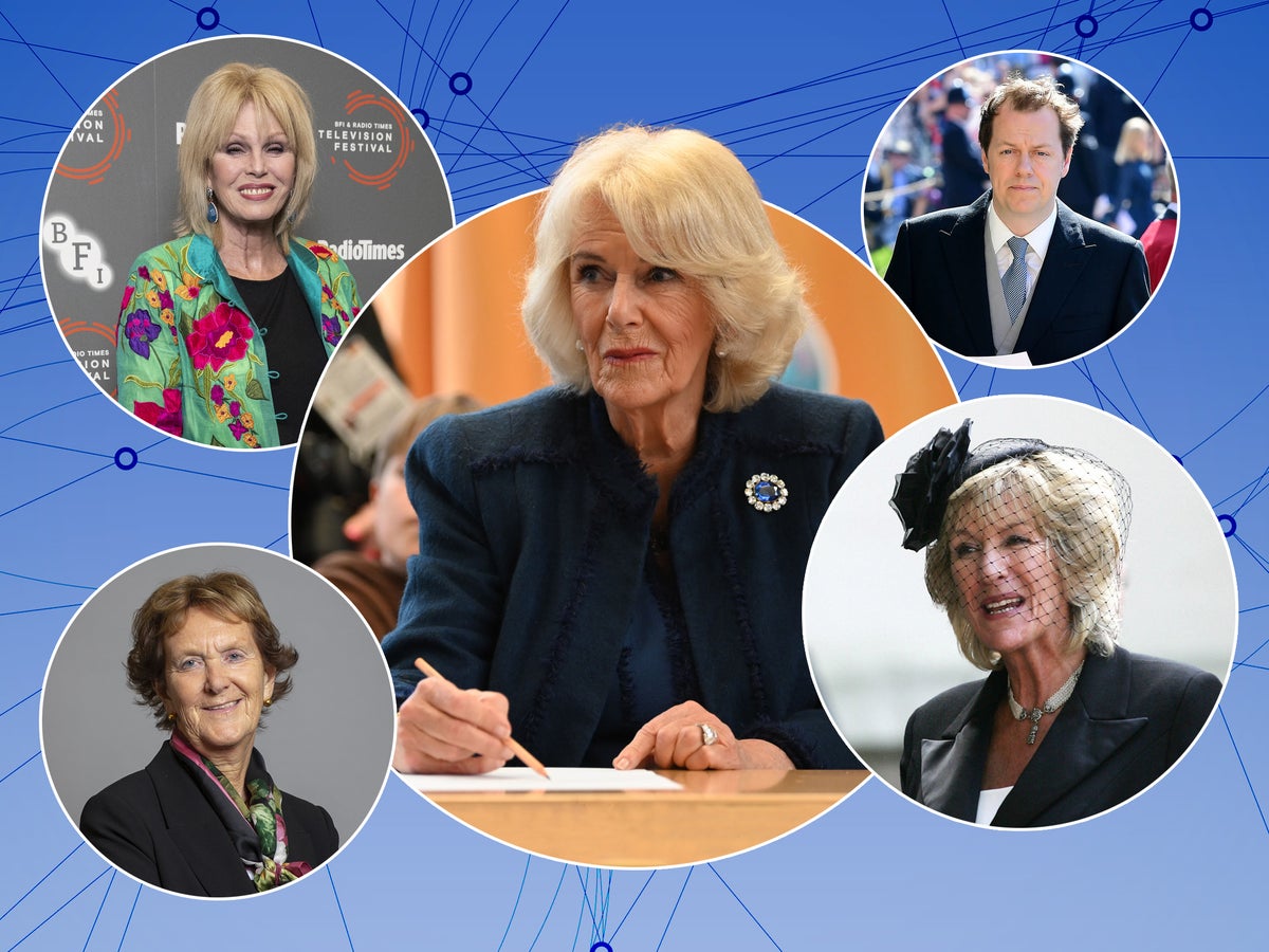 From her ‘naughty’ ex to her AbFab friend: who’s who in Camilla’s inner circle