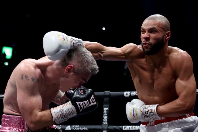 <p>Liam Smith (left) beat Chris Eubank Jr in the fourth round in January</p>