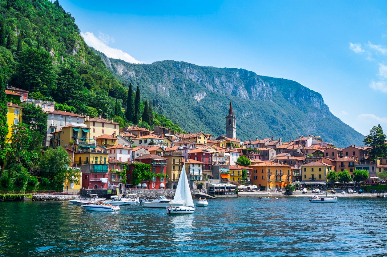 A village on Lake Como