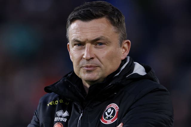 Sheffield United manager Paul Heckingbottom has warned his promotion-chasing side against complacency (Richard Sellers/PA)