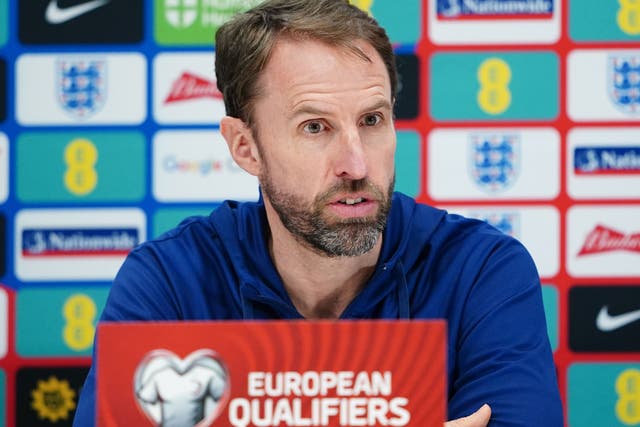 Gareth Southgate is part of the new UEFA Football Board which has issued recommendations on how to interpret the handball law (Zac Goodwin/PA)