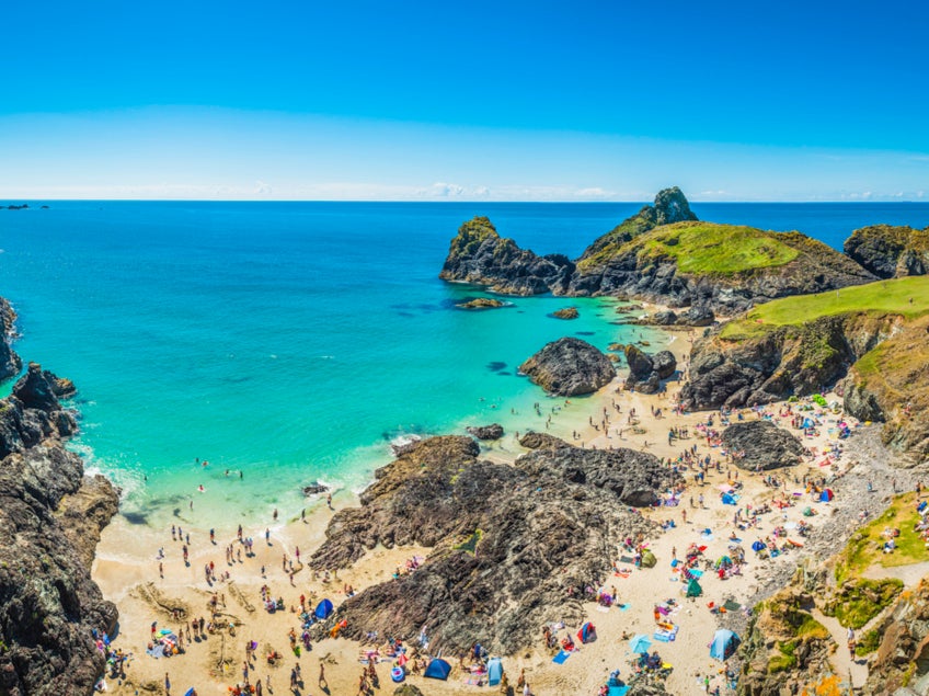 Kynance Cove in Cornwall