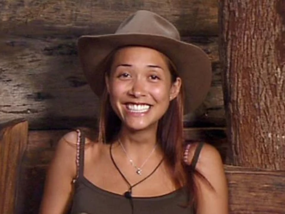 Myleene Klass on ‘I’m a Celebrity’ in 2001