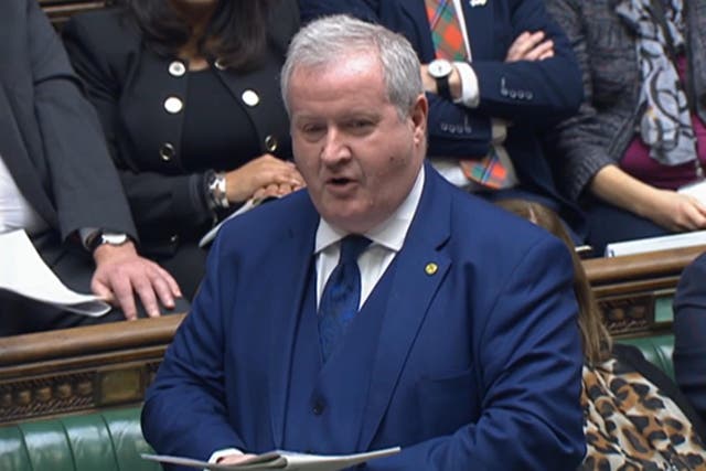 Ian Blackford has said Stephen Flynn assured him auditors were in place for the SNP’s Westminster group (House of Commons/PA)