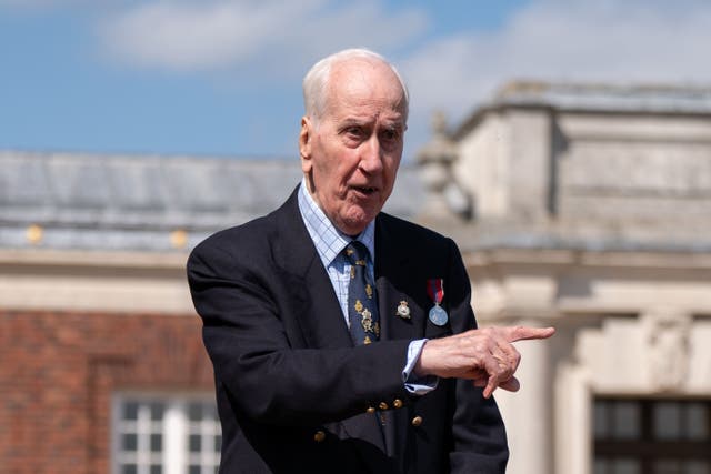 93-year-old former RAF Squadron Leader Terrance Devey Smith (Joe Giddens/PA)