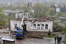 Russian airstrike destroys Ukrainian history museum