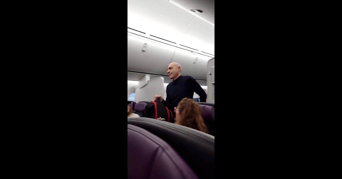 Flight turned around three hours in after ’disruptive’ passenger sits in crew seat