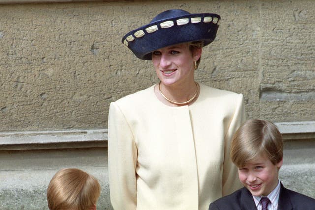 Diana with William and Harry in 1992 (Martin Keene/PA)