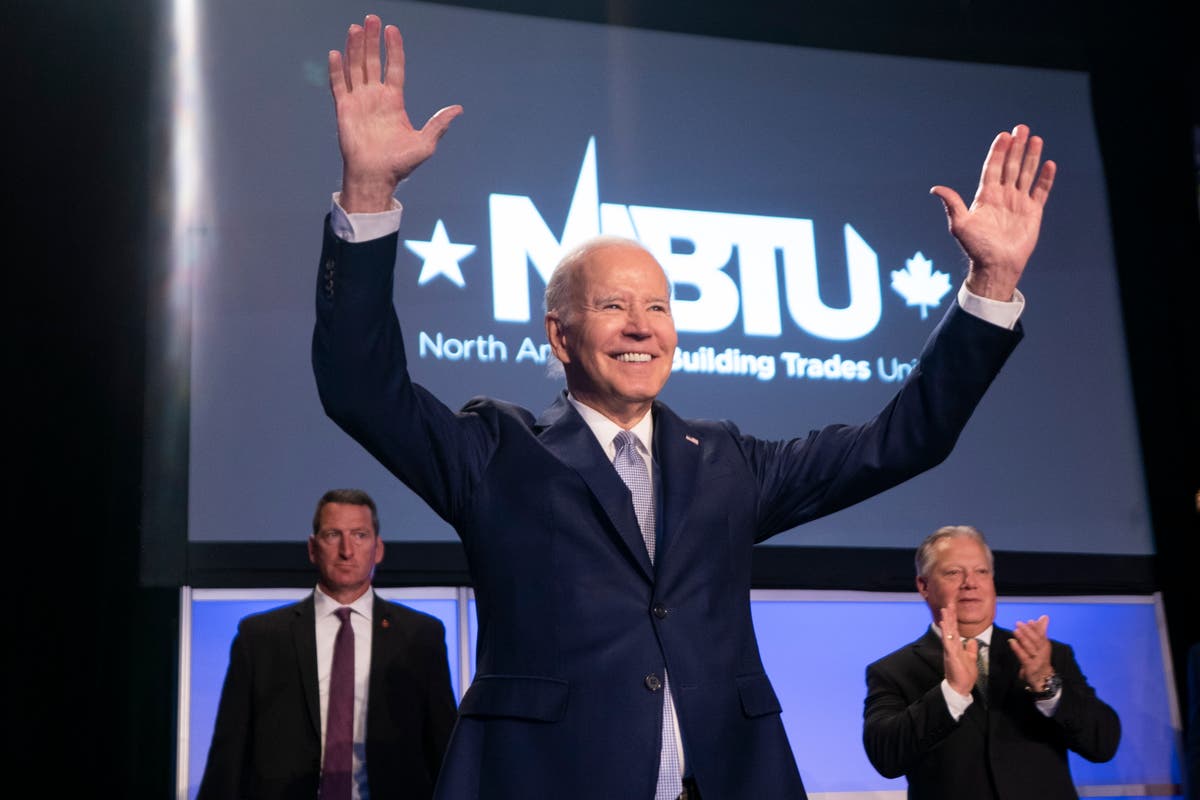 Pengumuman Biden: Gedung Putih mengajukan pertanyaan tentang jangka waktu masa jabatan karena kampanye menggunakan meme ‘Dark Brandon’ Pengumuman Biden: Gedung Putih mengajukan pertanyaan tentang jangka waktu masa jabatan karena kampanye menggunakan meme ‘Dark Brandon’