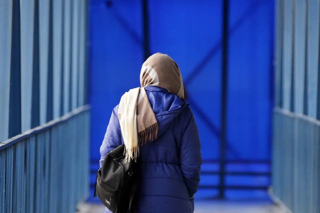 <p>File photo: Woman wears a hijab </p>