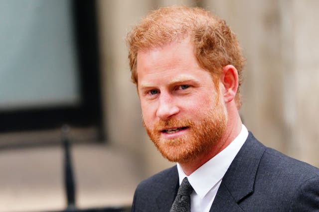 <p>The Duke of Sussex (PA)</p>