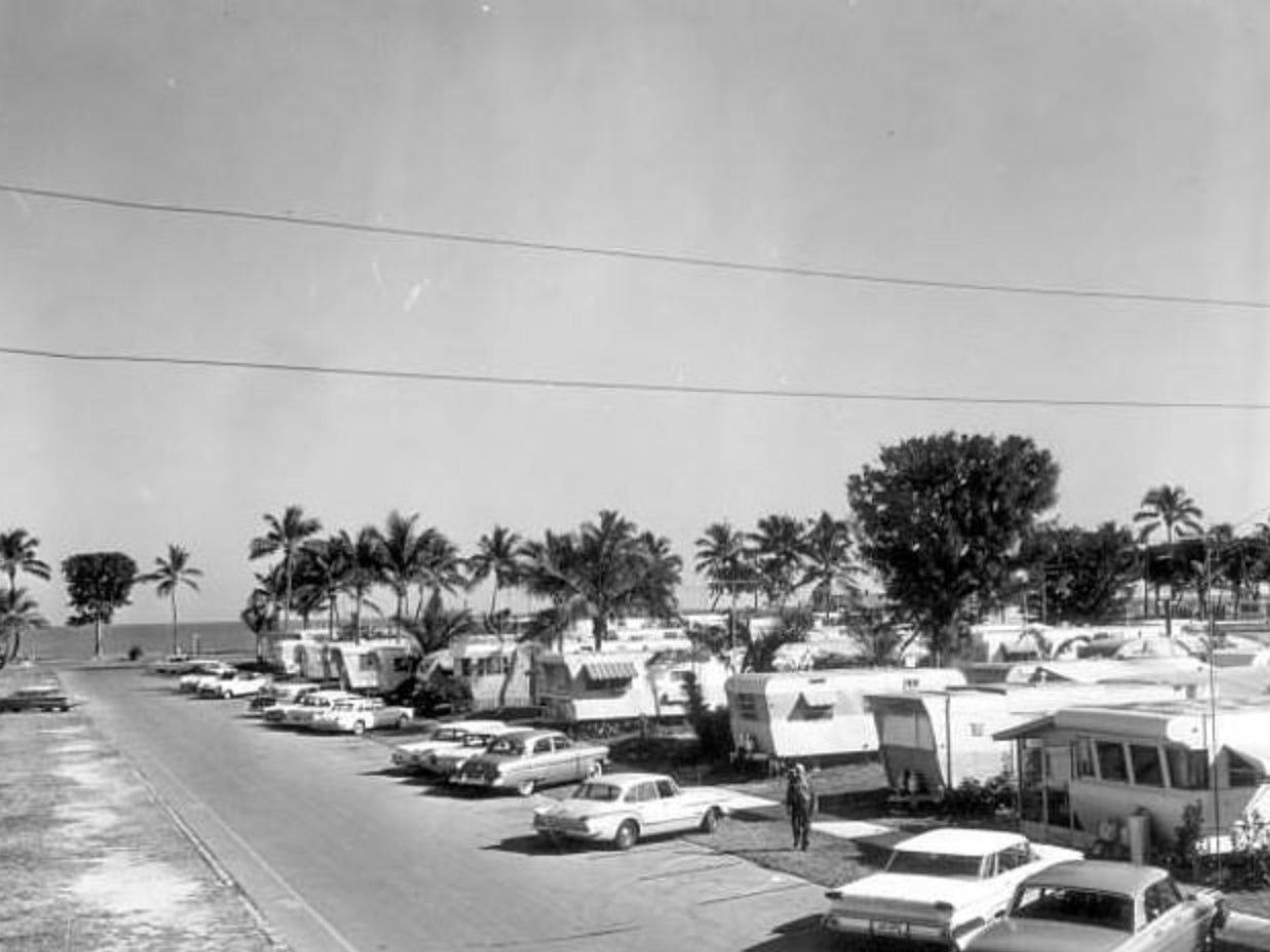 Briny Breezes, Florida in 1963, the year the town was incorporated
