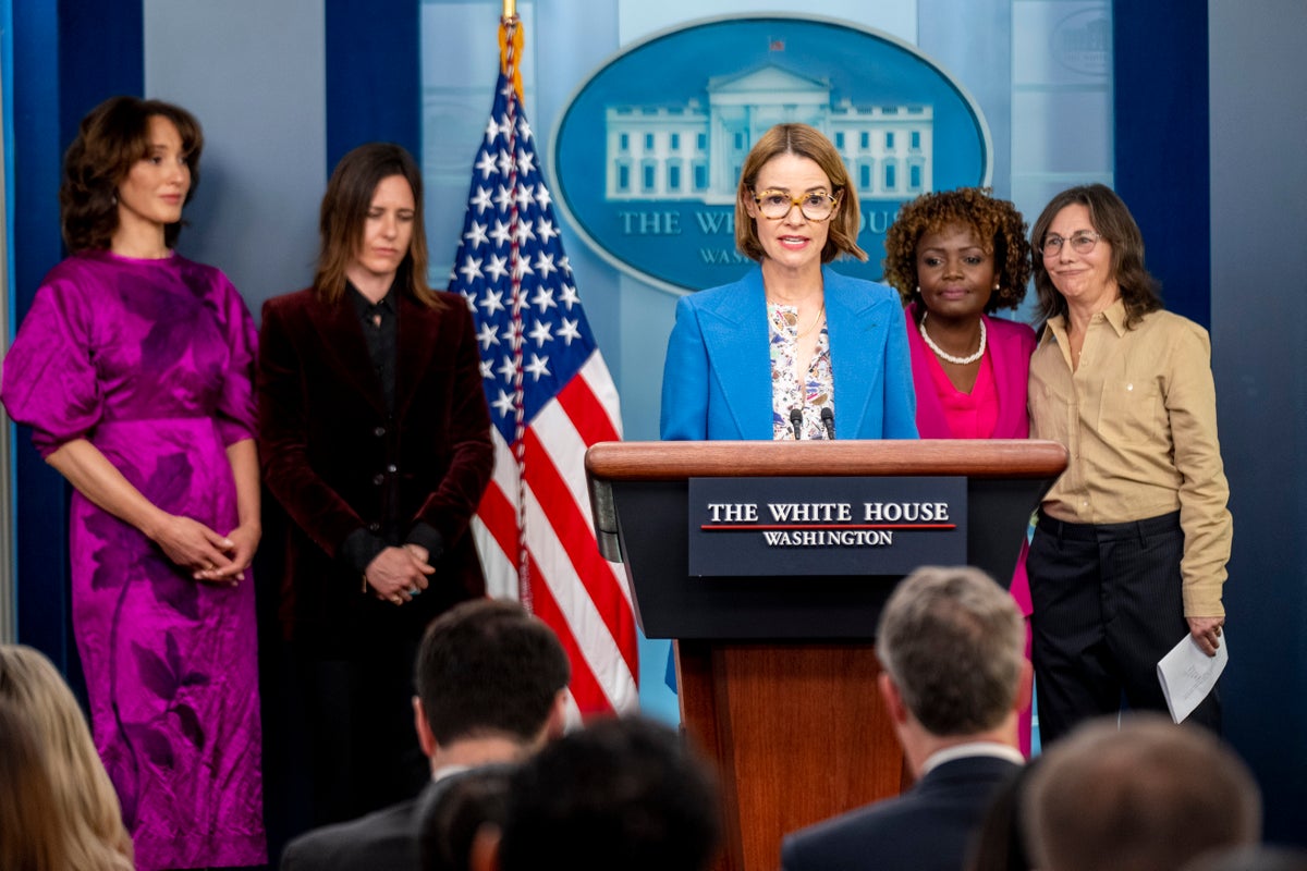 At White House, 'L Word' cast praises Biden's LGBTQ record