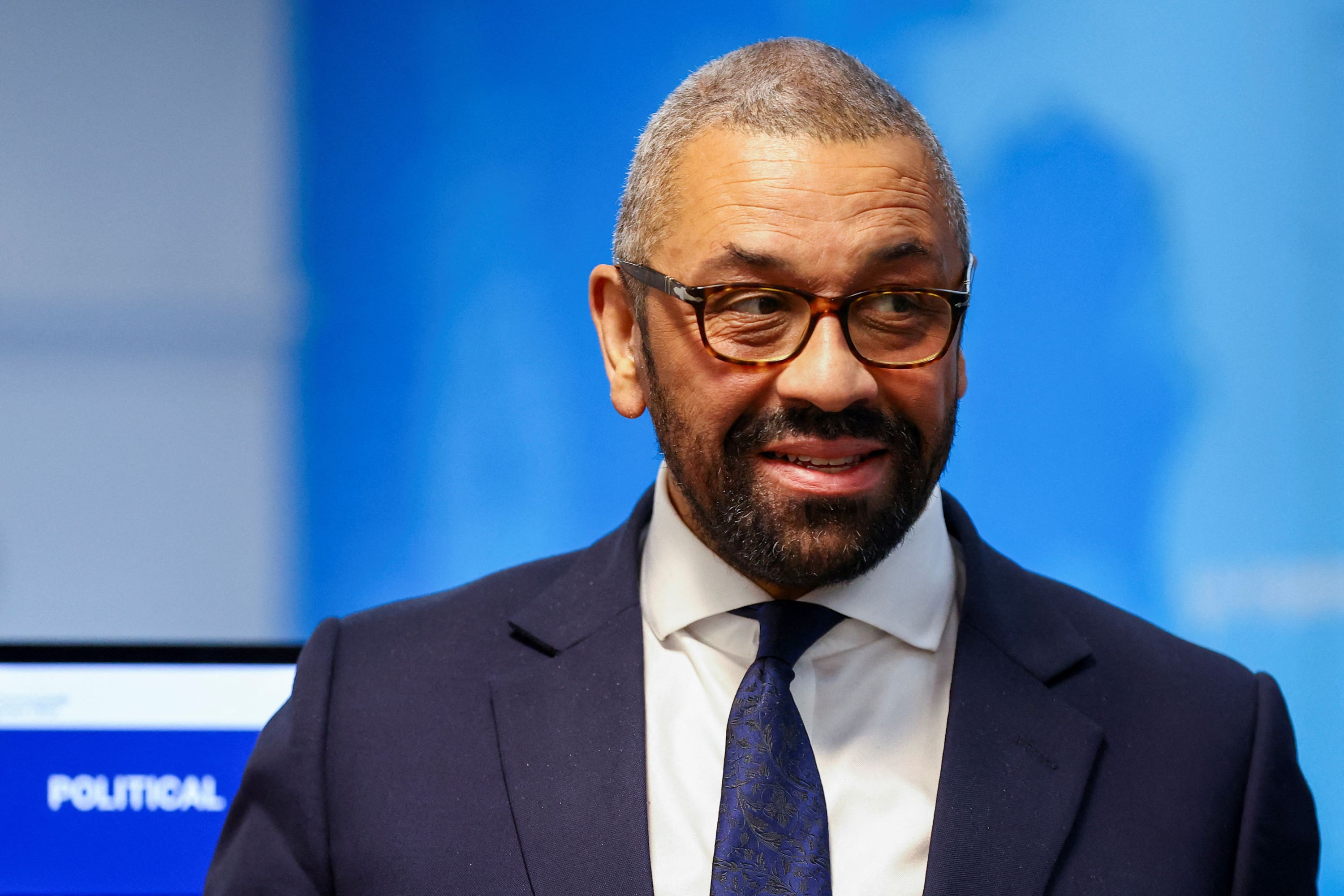 <p>Foreign secretary James Cleverly (Hannah McKay/PA)</p>