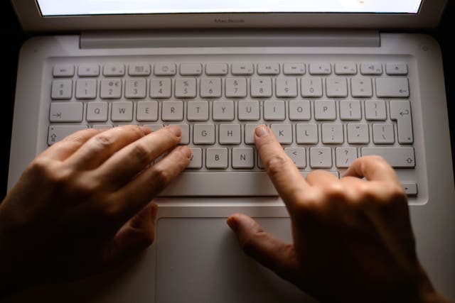 A charity has appealed to people worried about their online behaviour to contact its helpline (Dominic Lipinski/PA)