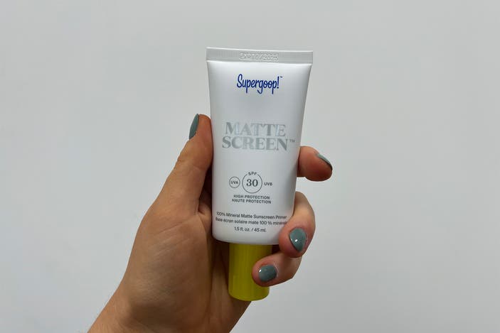 best sunscreens for your face indybest review Supergoop! mattescreen sunscreen SPF30