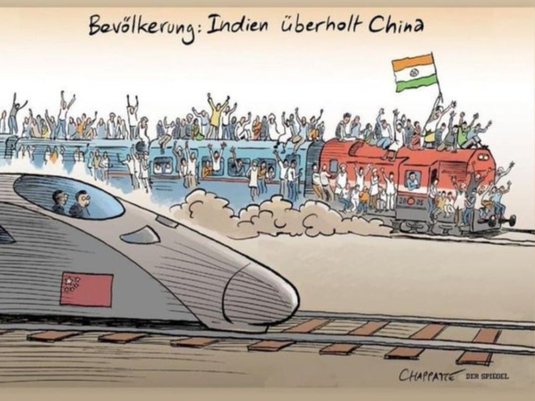 <p>The cartoon in German Der Spiegel has riled up Indians who claim it is 'racist’</p>