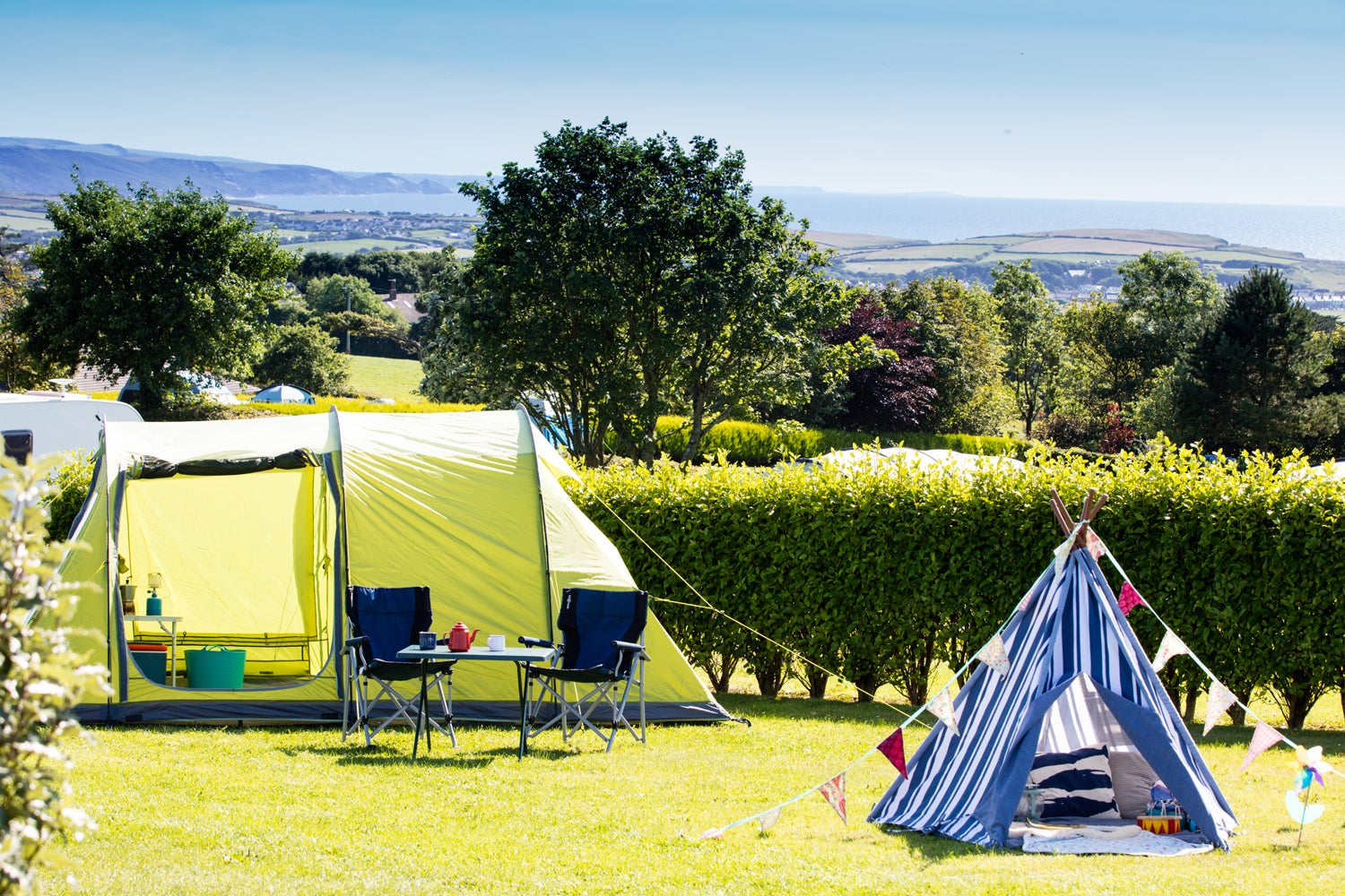 The UK is home to hundreds of campsites with breathtaking views