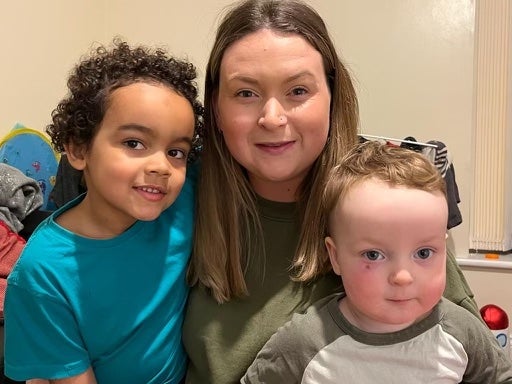 Lily Reynalds and her children spent four weeks living in a Travelodge because of a shortage in social housing